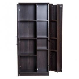 HOMCOM Küchenschrank mit sieben Einlegeböden braun Gr. 80 x 180