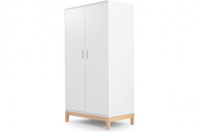 Linus Kleiderschrank fuer Kinder, Pinie und Weiss - MADE.com