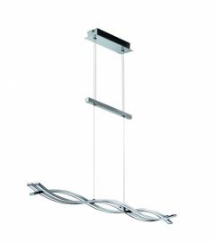 Briloner LED Pendelleuchte aluminiumfarbig