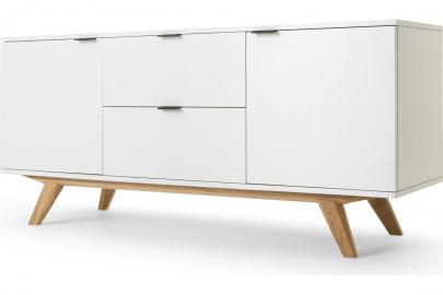 Aveiro Sideboard, Eiche und Weiss - MADE.com