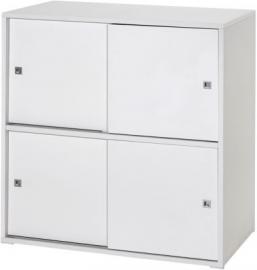 Schardt Kommode Clic, weiß, 4-türig