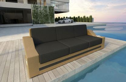 Rattan Lounge Sofa MIRAGE 3 Sitzer v2