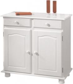 Massivholz Kommode Granny 88x43x87 cm weiß