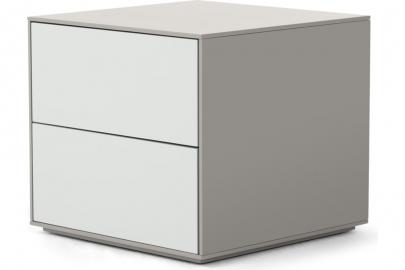 Stretto Nachttisch, Grautoene - MADE.com