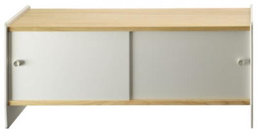 Theca Anrichte / niedrig - L 123 x H 55 cm - Magis - Aluminium eloxiert,Kirschholz