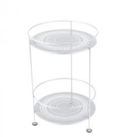 Guinguette Beistelltisch / Ø 40 cm x H 61 cm - Fermob - Baumwollweiß