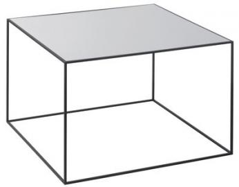 Twin Beistelltisch / L 49 cm x H 35 cm - Wende-Tischplatte - by Lassen - Schwarz,Hellgrau