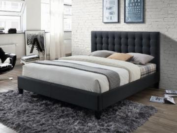 Polsterbett Stoff CHIARA - 160x200cm - Anthrazit