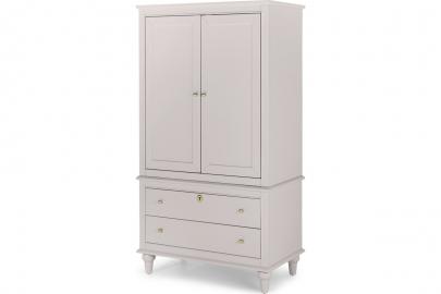 Fia Kleiderschrank, Perlgrau - MADE.com