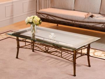 Couchtisch Glas & Metall PROVENCIA