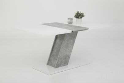 Esstisch ausziehbar ZITA III T von Hela Weiss Hgl / Beton