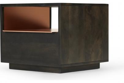 Anderson Nachttisch, Mokka und Kupfer - MADE.com