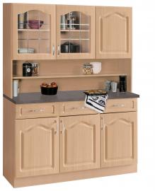Küchenbuffet Linz 120 cm breit in Landhaus-Optik
