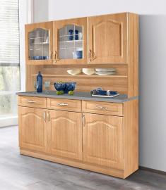 Küchenbuffet Linz 150 cm Breite in Landhaus-Optik