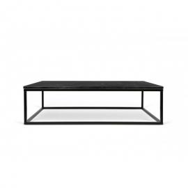 Prairie Marble 120 Sofatisch/ black steel feet