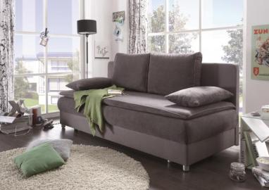 Schlafsofa Svenja von BlackRedWhite Dunkelgrau