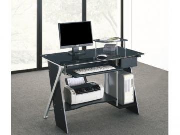 Computertisch Schreibtisch Glas Pascal