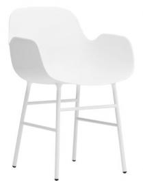 Form Sessel / Stuhlbeine aus Metall - Normann Copenhagen - Weiß