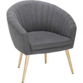 Sessel in Dunkelgrau
