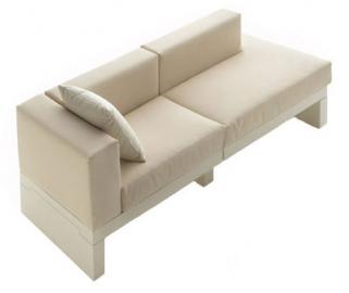 Bellini Hour Sofa Armlehne rechts - Serralunga - Elfenbein