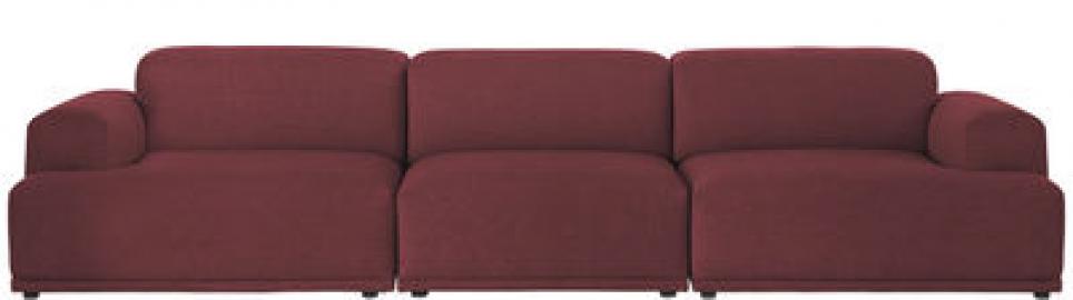 Connect Sofa / 3 Module - L 326 cm - Muuto - Bordeaux