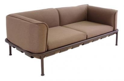 Dock Sofa / L 195 cm - Stoff - Emu - Braun