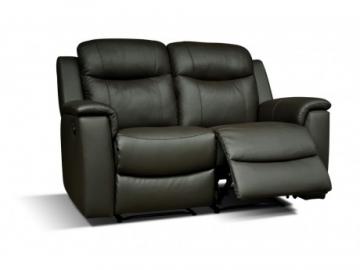 Relaxsofa Leder 2-Sitzer Evasion - Schwarz