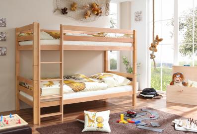 Ticaa Einzel-/Etagenbett Buche Lupo