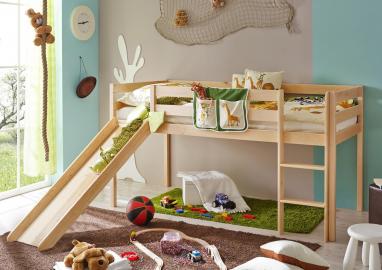 Ticaa Hochbett mit Rutsche Kiefer Manuel