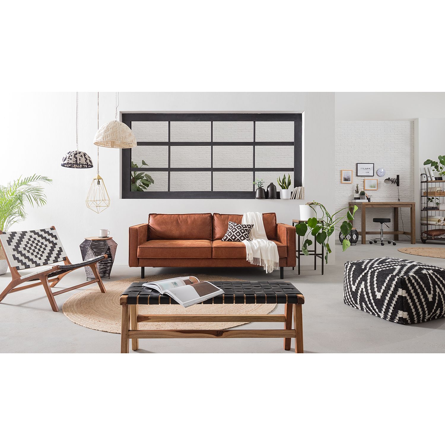 home24 Pendelleuchte Cheesy II