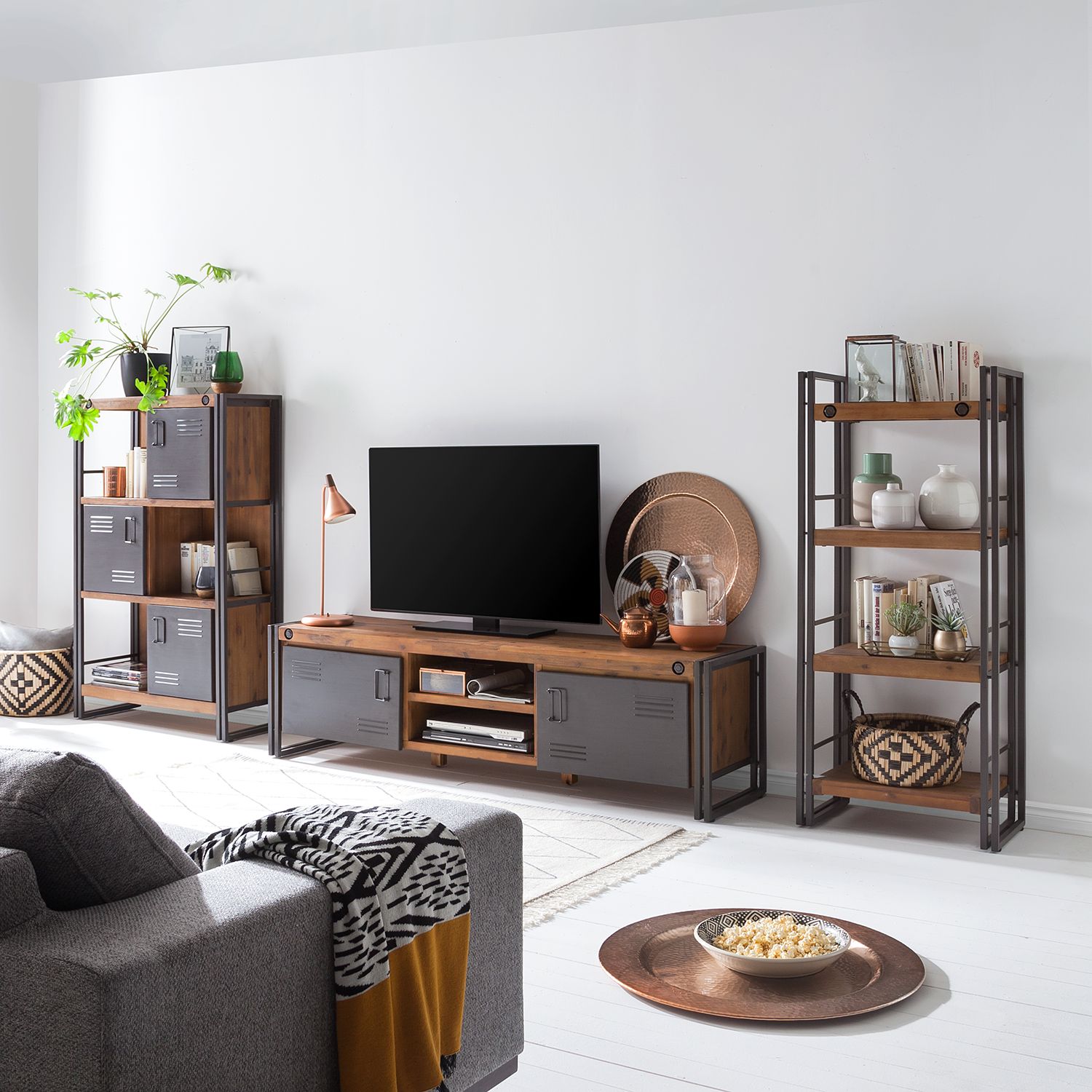 home24 Wohnwand Manchester I (3-teilig)